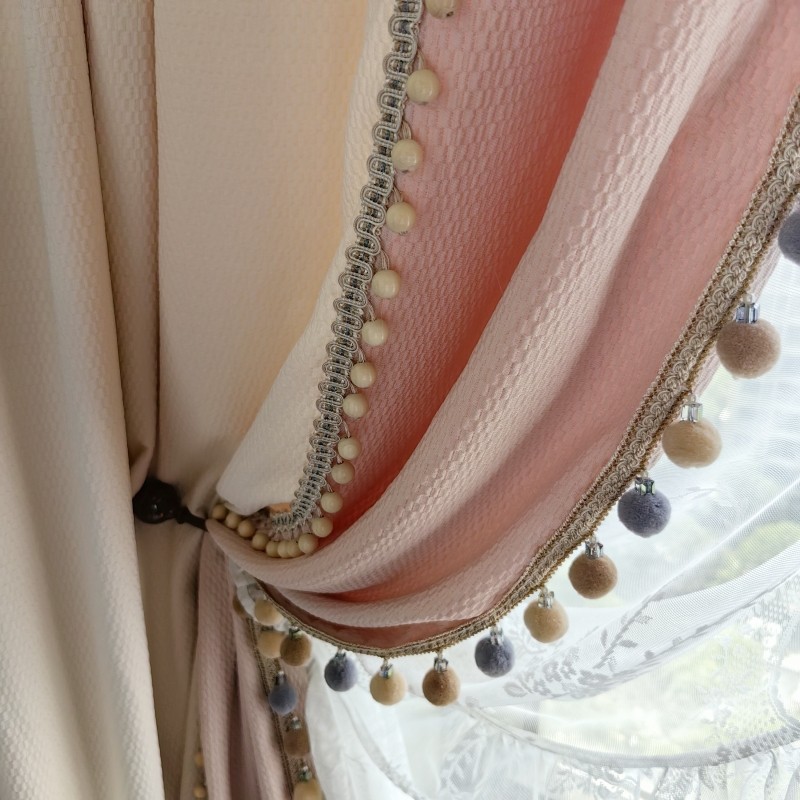 【贝壳】点睛定制轻奢高档法式雪尼麻简约现代北欧遮光儿童房窗帘,淘宝优惠券,粉丝福利购,淘宝优惠卷