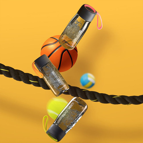 茶花水杯男女生运动茶隔塑料杯学生夏季随手杯子可装开水食品级 - 图2