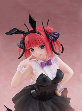 五等分的花嫁 兔女郎中野二乃跪姿手办模型 二次元美少女桌面摆件