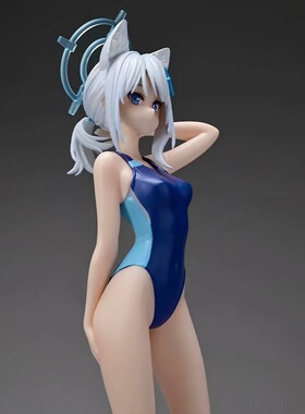 游戏周边 碧蓝档案 砂狼白子 美少女 泳装 1/7机箱摆件 盒装手办