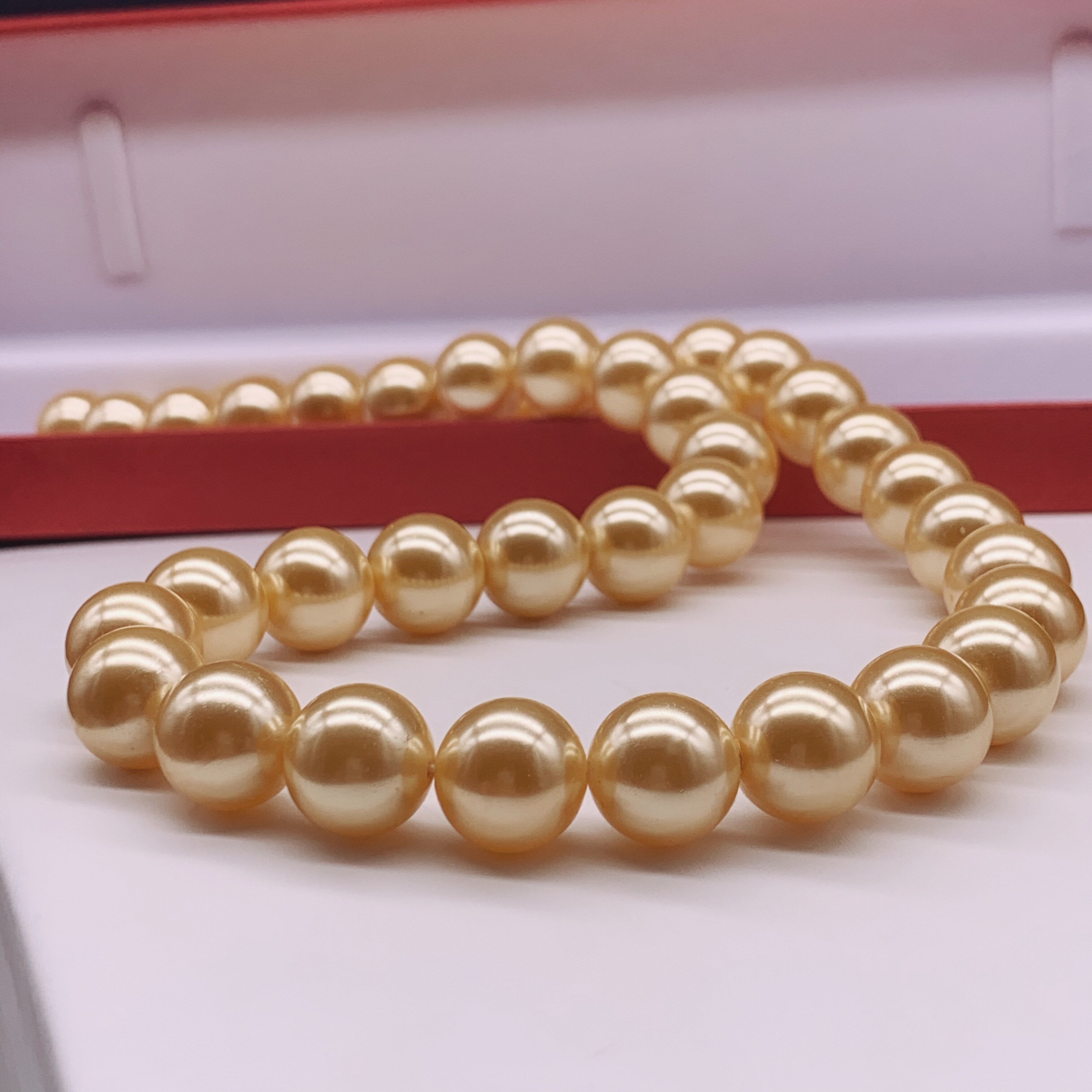 天然南洋海水珍珠粉母贝珍珠项链手链套装12-13mm送妈妈送婆婆,淘宝优惠券,粉丝福利购,淘宝优惠卷