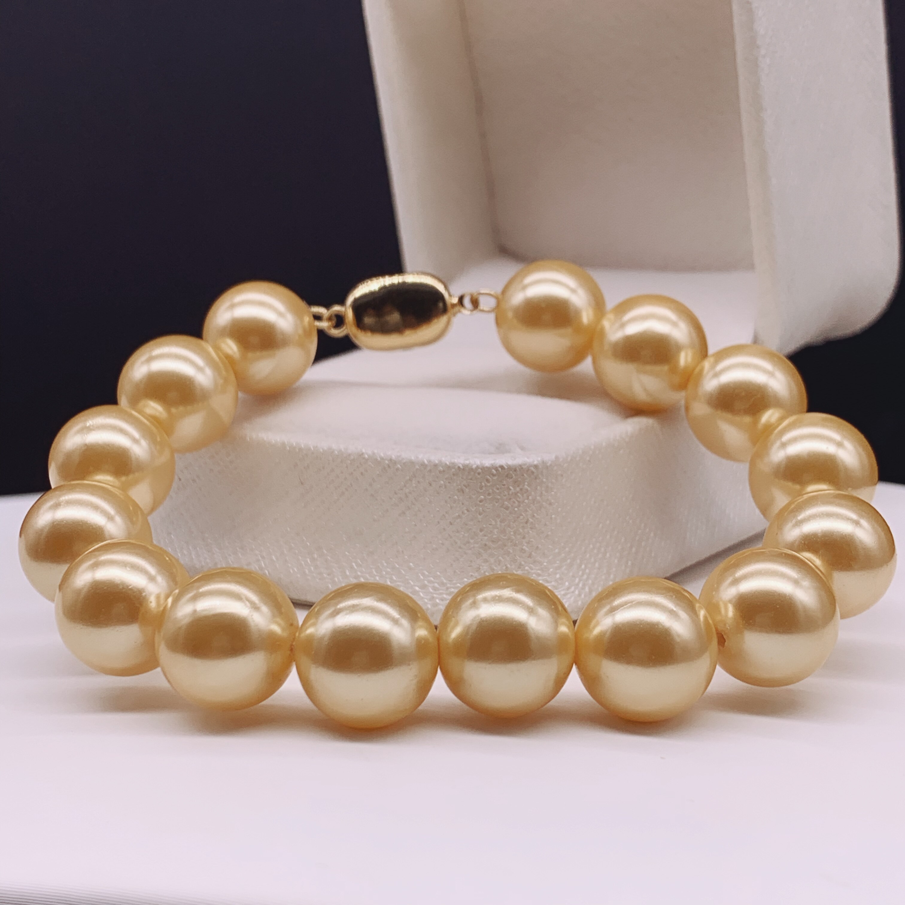 天然南洋海水珍珠粉母贝珍珠项链手链套装12-13mm送妈妈送婆婆,淘宝优惠券,粉丝福利购,淘宝优惠卷