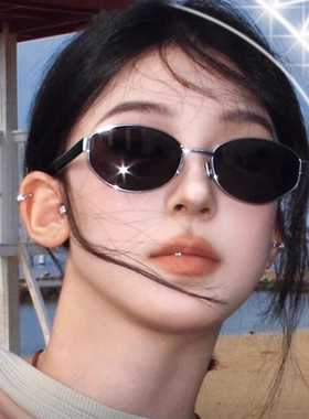 秦岚同款2024新款墨镜女老钱风