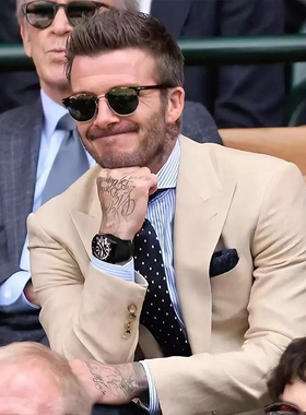 英伦风高级感太阳眼镜男贝克汉姆