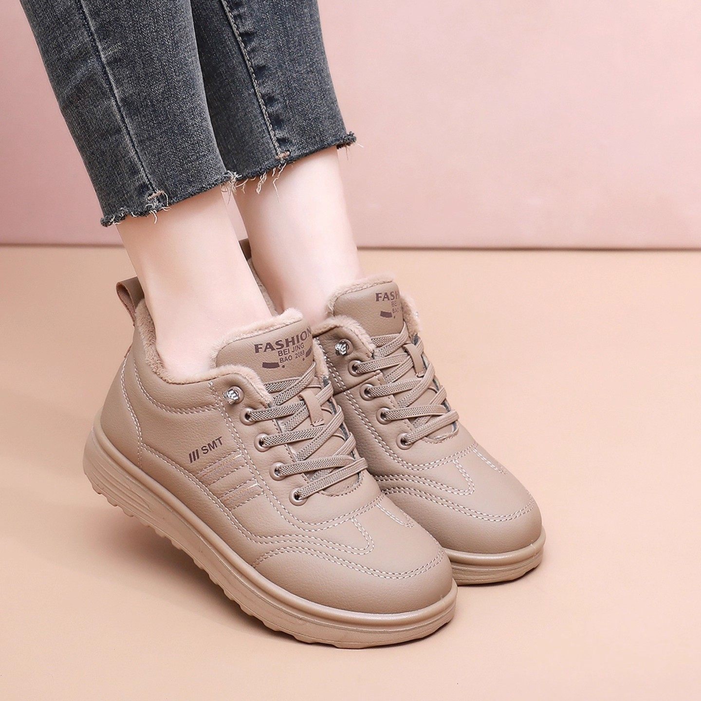 冬季老北京布鞋女棉鞋加绒加厚保暖妈妈鞋中老年软底防滑休闲鞋子,淘宝优惠券,粉丝福利购,淘宝优惠卷