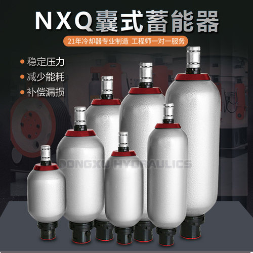 正品奉化液压蓄能器NXQ囊式蓄能器高压储能器皮囊保压免费冲氮气 - 图0