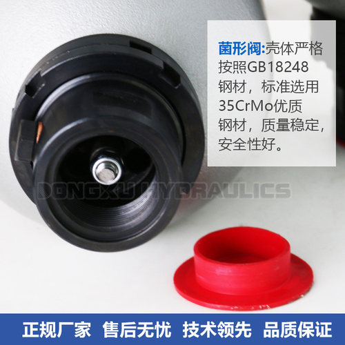 正品奉化液压蓄能器NXQ囊式蓄能器高压储能器皮囊保压免费冲氮气 - 图2