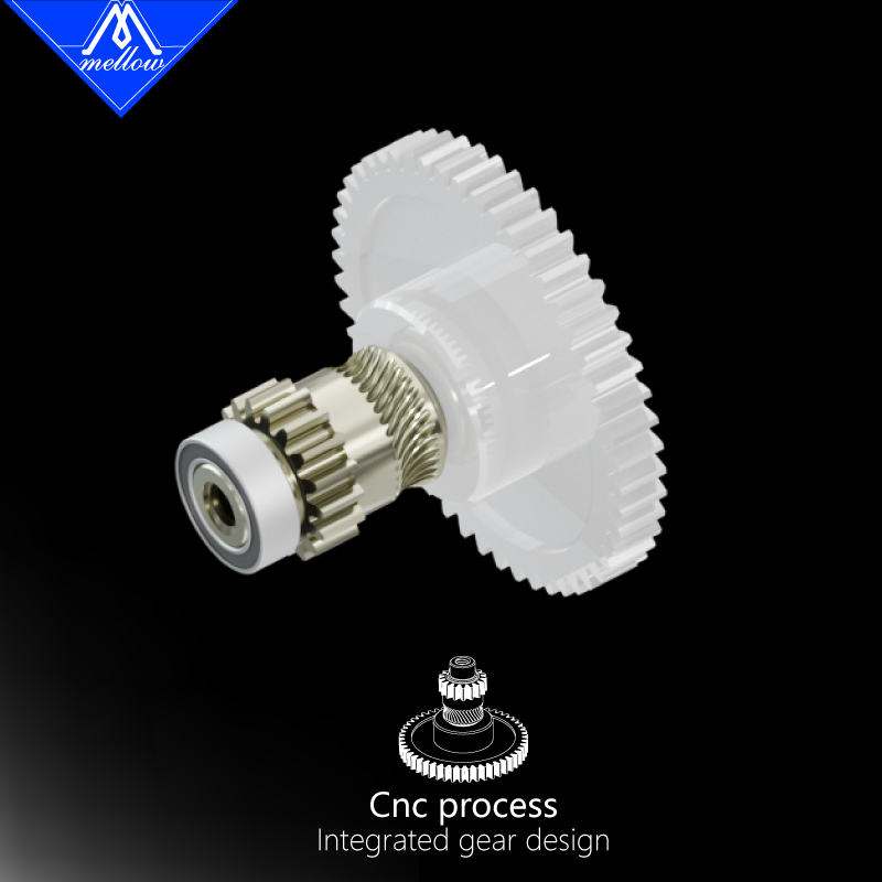 官方正品Mellow CNC全金属3D打印机零配件Vzbot挤出机高品质8/10T - 图1