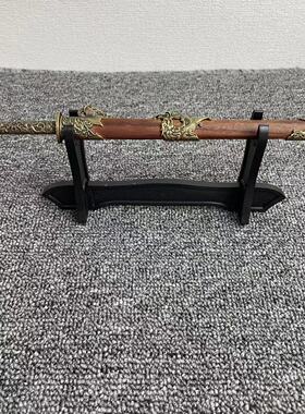 微兵器龙泉微缩模型袖珍刀金属汉剑小短刀迷你唐横刀宝剑桌面摆件