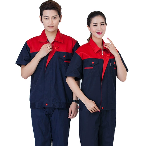 Летний тонкий износостойкий комбинезон подходит для мужчин и женщин, короткий рукав, делается под заказ