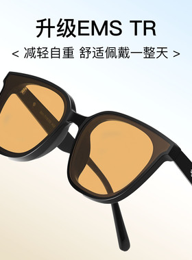 茶色墨镜gm太阳镜防紫外线