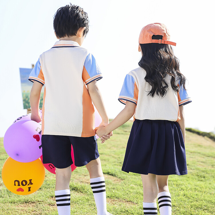 一二年级小学生班服儿童运动服夏季校服套装幼儿园园服夏装毕业服