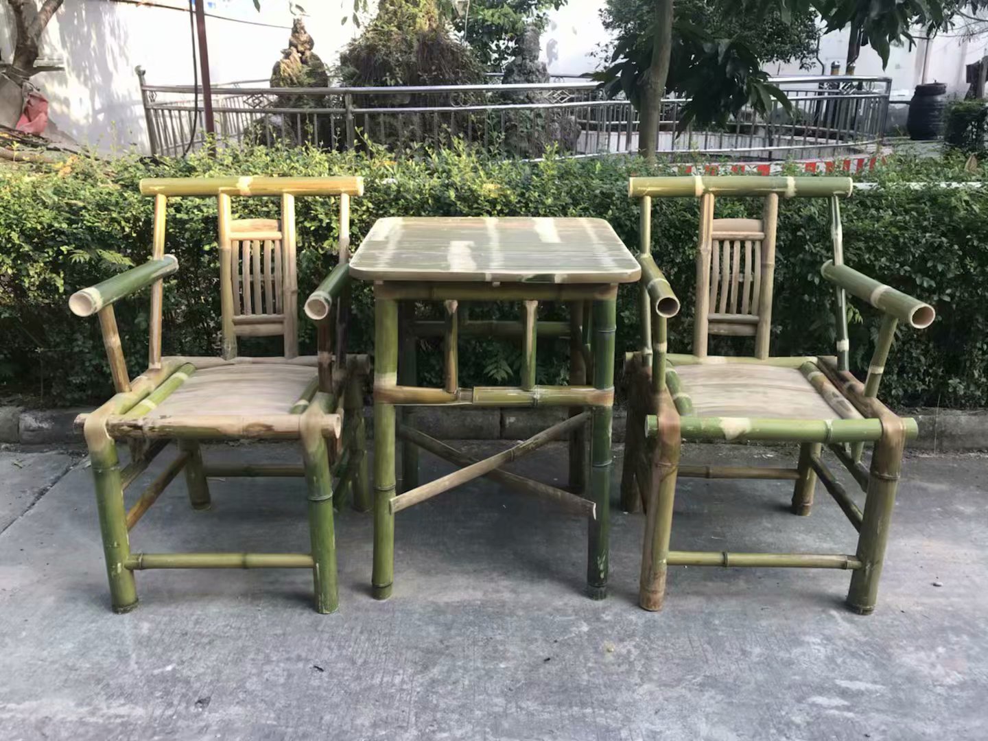 竹椅子靠背椅竹制家具成人餐椅家用竹凳子中式复古休闲手工小椅子_虎窝淘