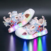 Girls' Sandals 4 Years Old Baotou Flashing Summer Nezha Aobing Luminous Girls Sandals 6 Years Old Baby Girl Lighting Shoes Soft Sole