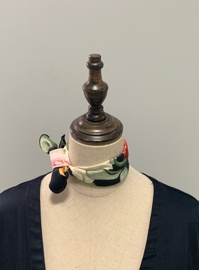 ～flora夜里玫瑰优雅气质方巾