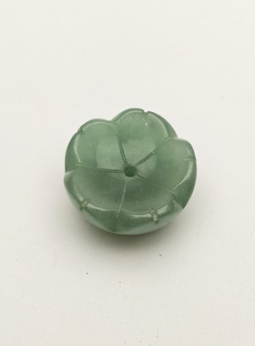 天然石莲花底座水晶原石香插粉晶虎眼香炉供佛插香底座线香摆件