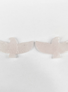 紫水晶天然石半宝石雕刻老鹰个性虎眼玛瑙小吊坠DIY手工制作批发