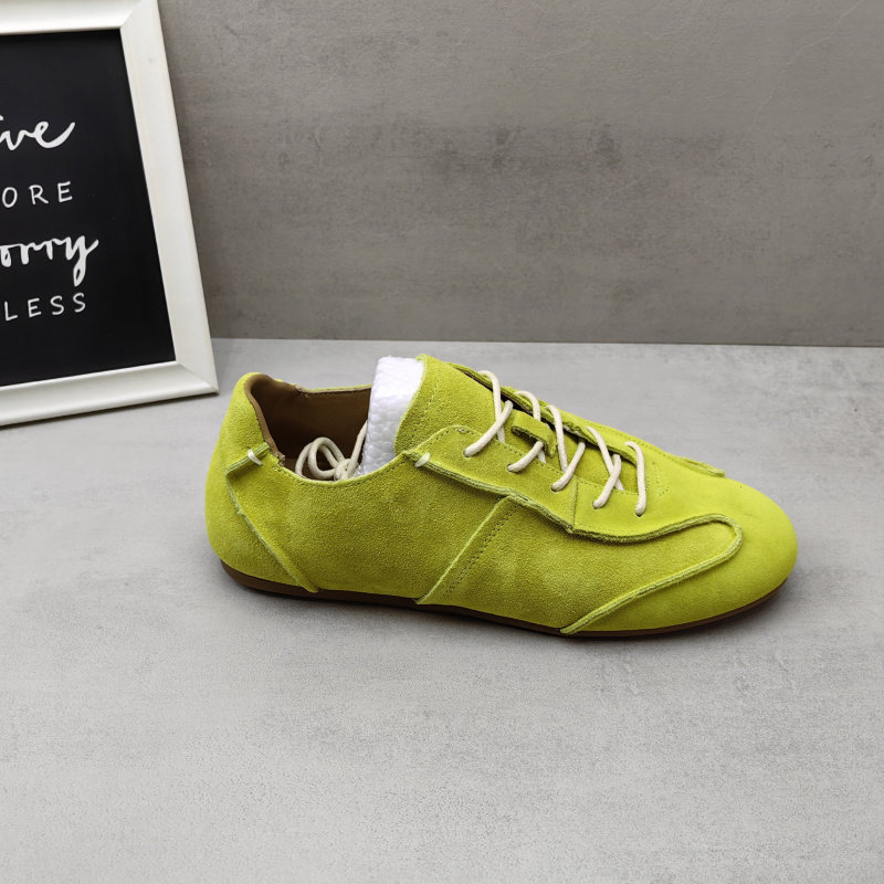 2026春秋新款真皮牛皮韩版日常系带休闲平底运动鞋学生德训女单鞋,淘宝优惠券,粉丝福利购,淘宝优惠卷