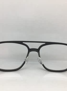 灰黑色碳素纤维飞行员款眼镜平面镜