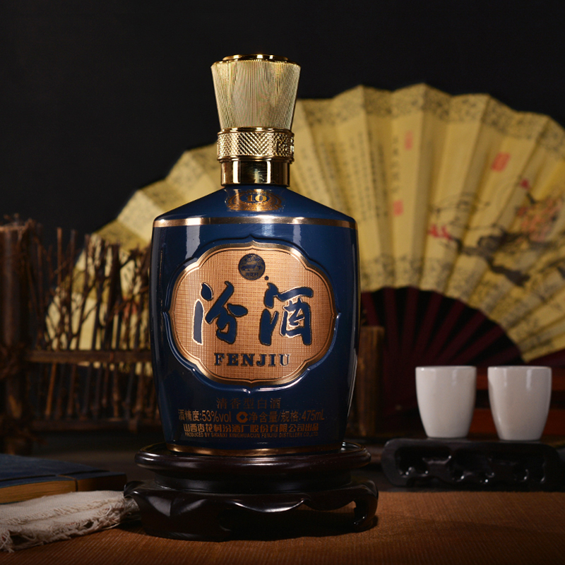 【官方正品】山西杏花村汾酒53度巴拿马10汾酒475mL*6瓶白酒送礼 - 图1
