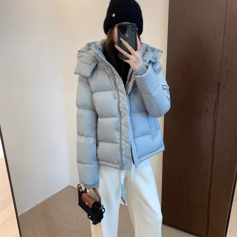 lulu鹅绒羽绒服女短款2025五格时尚可拆连帽收腰加厚保暖冬季外套,淘宝优惠券,粉丝福利购,淘宝优惠卷