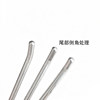 Hole plate round hole stainless steel accessories straight single hook convenience store supermarket shelf hardware tool hook storage