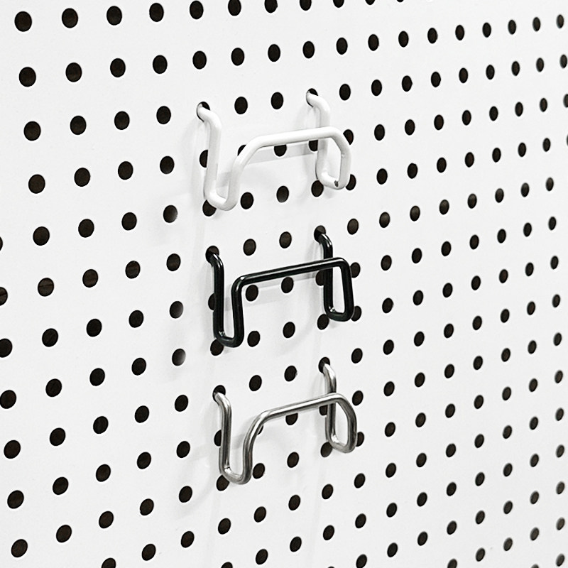 Round hole hole board hook accessories punching board supermarket shelf parts box pen holder storage bucket small jewelry hanging basket rack
