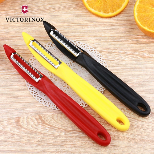 Подлинные фрукты из нержавеющей стали, очищенная отчитанная, мягкая кожа, фрукты и овощи, швейцарский кухонный инструмент с ножом 7.6075