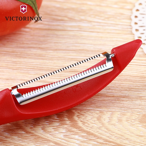 Подлинные фрукты из нержавеющей стали, очищенная отчитанная, мягкая кожа, фрукты и овощи, швейцарский кухонный инструмент с ножом 7.6075