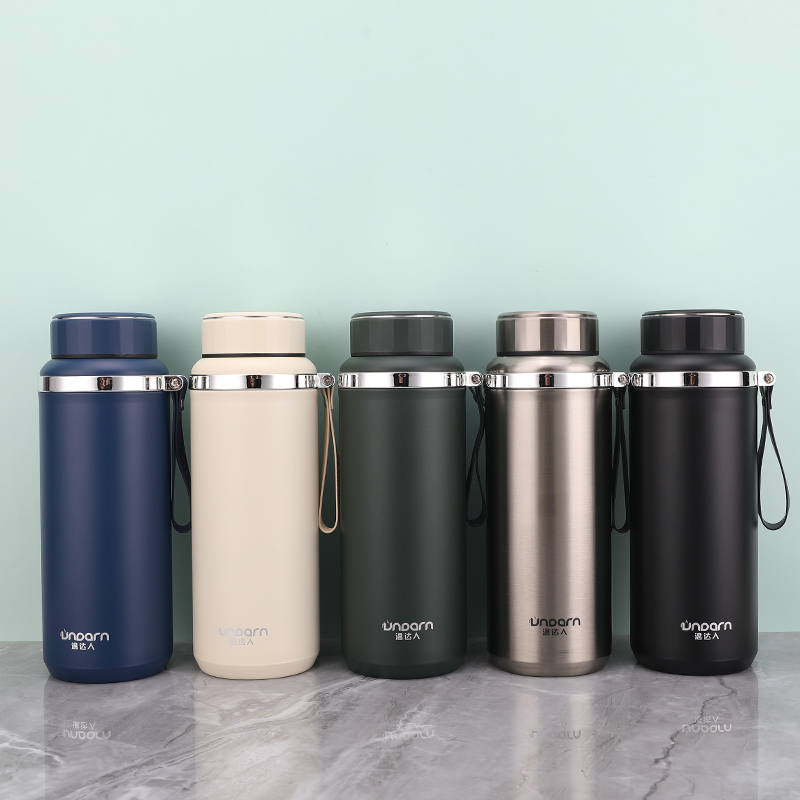 2025新款男士高端保温杯大容量高颜值上学专用泡茶杯1000毫升水杯 - 图0