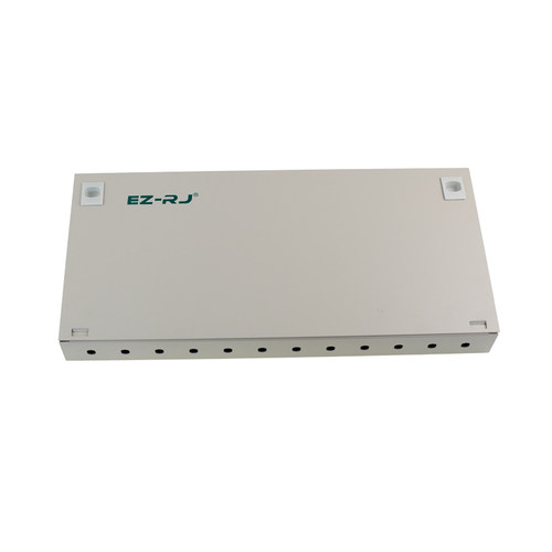 EZ-RJ12口FCST机架式光纤终端盒光纤盒光缆光端盒尾纤盒加厚1.0 - 图0