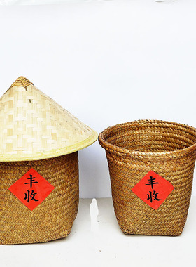 丰收粮仓摆件幼儿园环创主题装饰