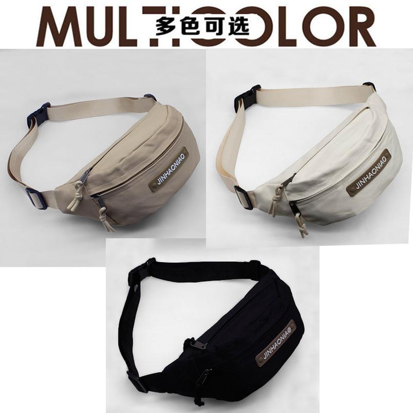 Universal waist bag for men and women multi-layer sports cycling bag coin wallet fashionable wear-resistant hiking fashionable casual crossbody bag