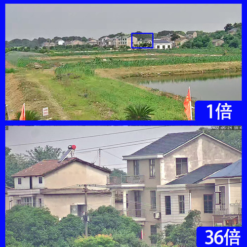 800万 6寸全彩双光  网络高清球机 360旋转变焦 POE供电 室外防水 - 图2