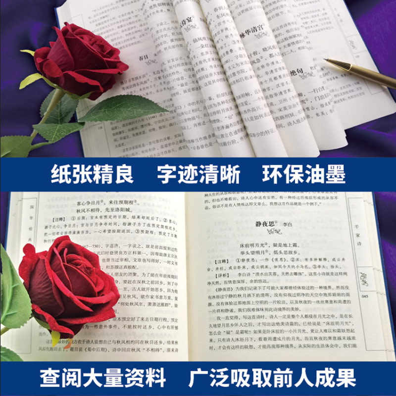 国学经典丛书名家注评本-随园诗话硬壳精装锁线胶钉适合收藏感受古代汉语的变迁领略泱泱大国数千年的文化积淀疑难注释零障碍阅读 - 图2