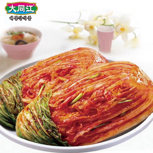 大同江原味辣白菜500gx3袋朝鲜泡菜手工酱菜韩式风味延边泡菜 - 图0