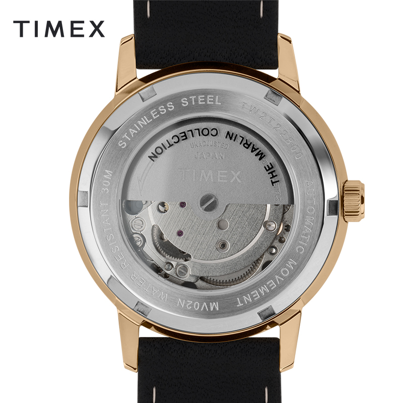 TIMEX/天美时自动机械表男防水皮带表户外休闲男士手表TW2T22800