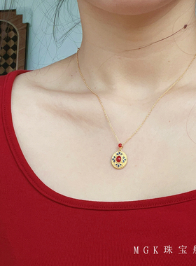 百搭龙凤华气质项链纯银