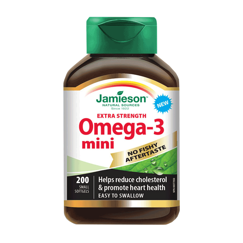 Jamieson健美生三倍浓缩鱼油Omega-3高浓度胶囊欧米伽3深海鱼油