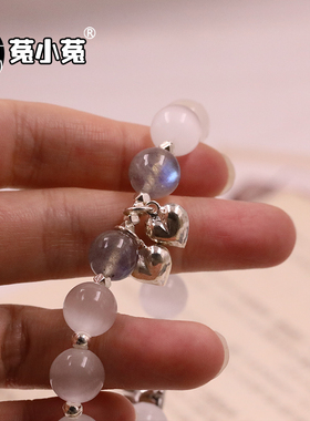 菟小菟情侣猫眼石月光石水晶