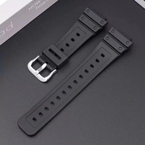 代用卡西欧表带DW-5600/G-5600/GW-B5600/GW-M5610柔软树脂小方块 - 图2