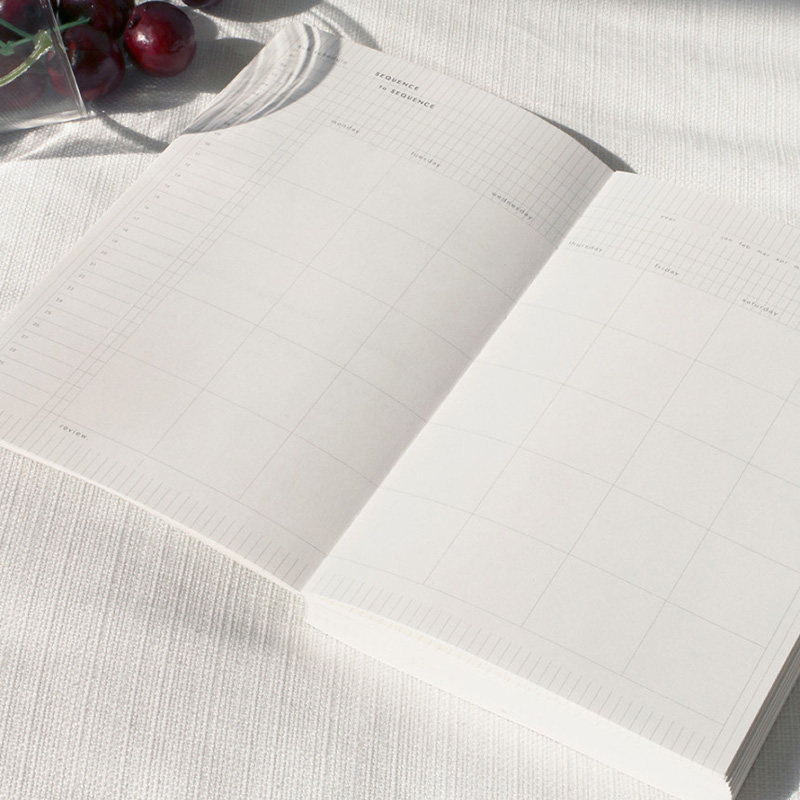 【韩国原装进口正品】Be on D简约万年型6个月周计划本手账记事本,淘宝优惠券,粉丝福利购,淘宝优惠卷