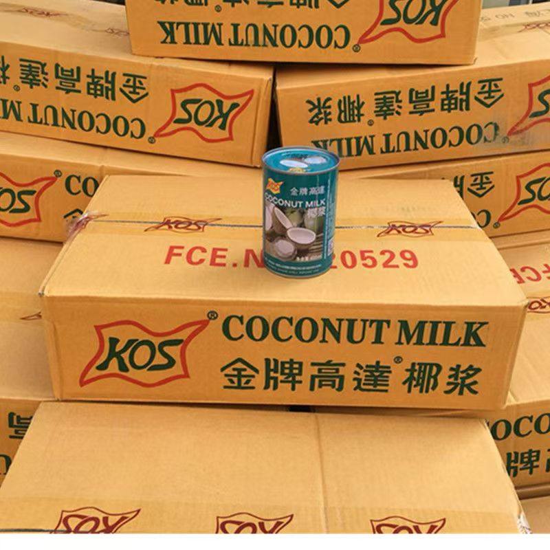 KOS金牌高达椰浆400ml*24整箱甄想记甜品饮料高达椰浆西米露商用,淘宝优惠券,粉丝福利购,淘宝优惠卷