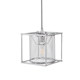 Retro light industrial style hollow grid art chandelier