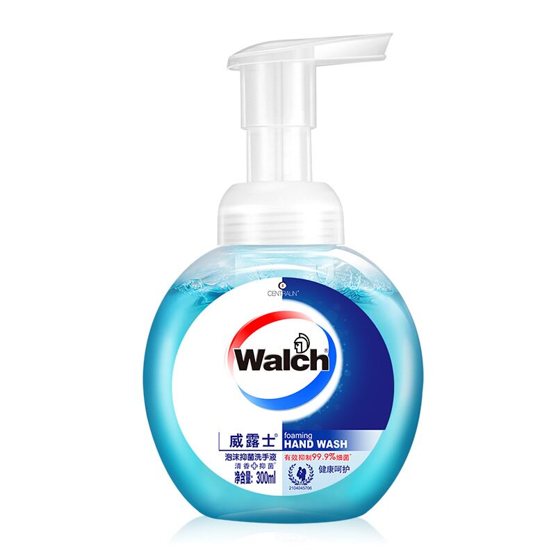 威露士300ml泡沫抑菌洗手液按压泵头滋润家公共场所通用现货速发