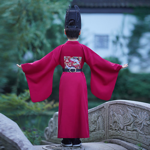 儿童演出服男童古装大臣官服明朝唐代丞相宰相文官袍新款明制汉服 - 图1