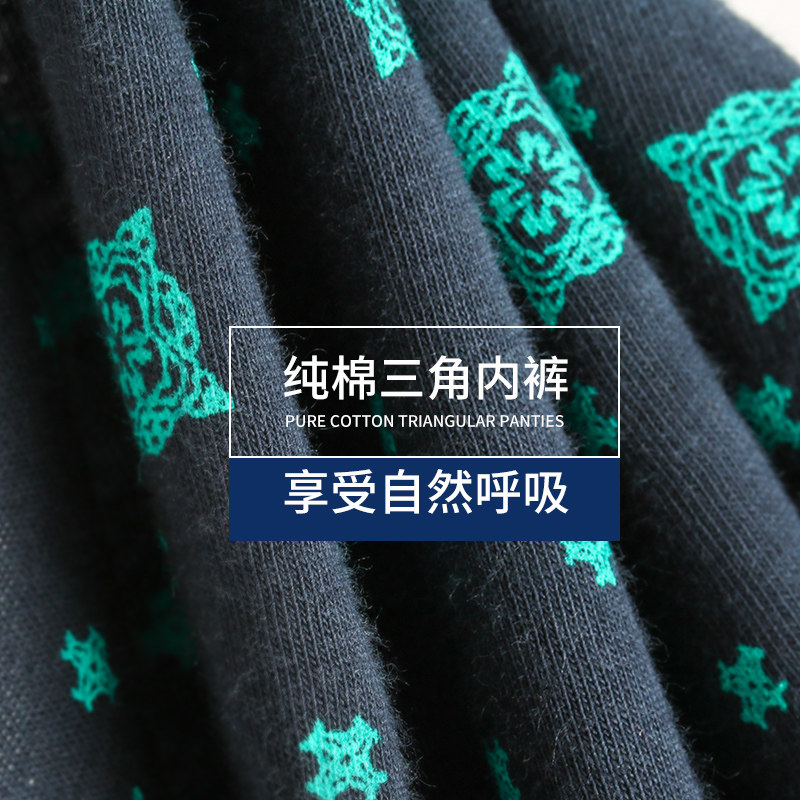 健将男士纯棉性感宽松加大码三角裤 健将战圣内裤