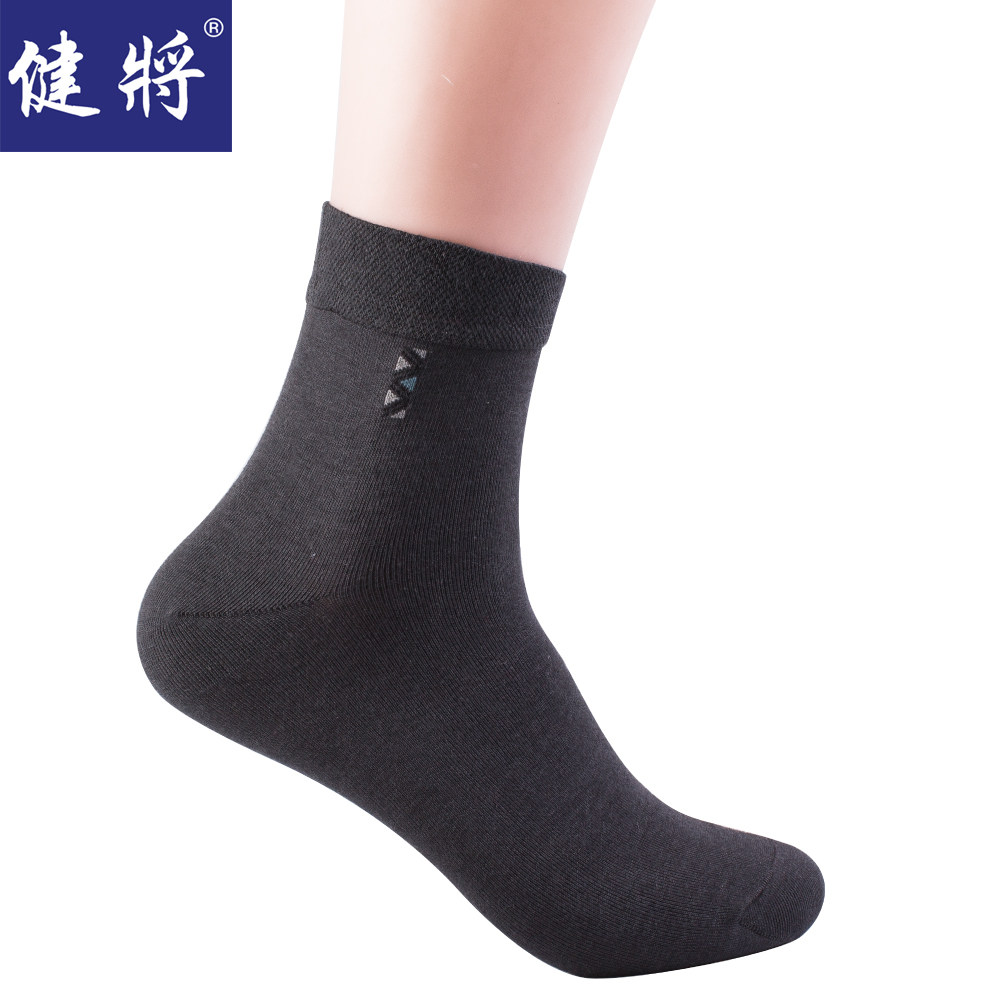 健将男士透气吸汗四季中筒纯棉袜子 健将战圣短袜/打底袜/丝袜/美腿袜