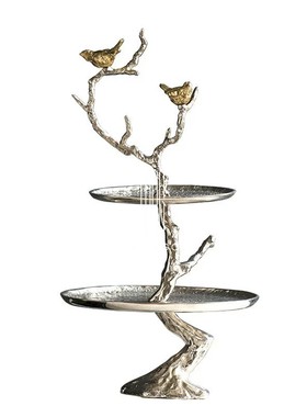 复古简约铝制托盘装饰摆件