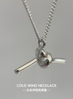 S925银项链小众设计感项链女简约气质百搭锁骨链